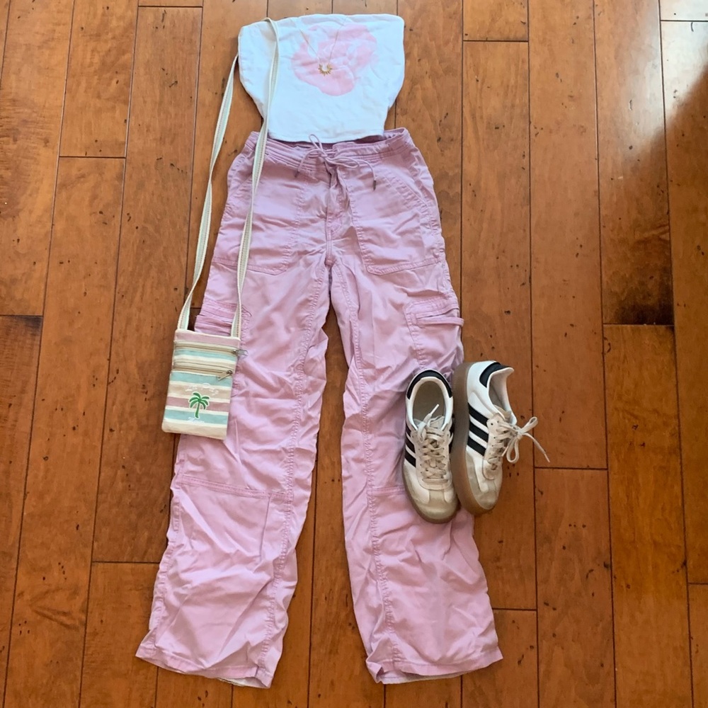 Purple Cargo Pants